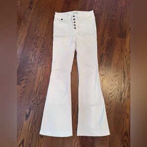 Judy Blue white flare jeans
